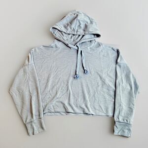 AS Revival Light Blue Dolman Cropped Sweatshirt Hoodie Super Soft Women’s L